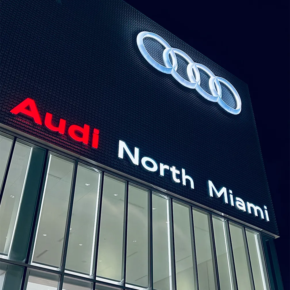 Audi North Miami Channel Letter