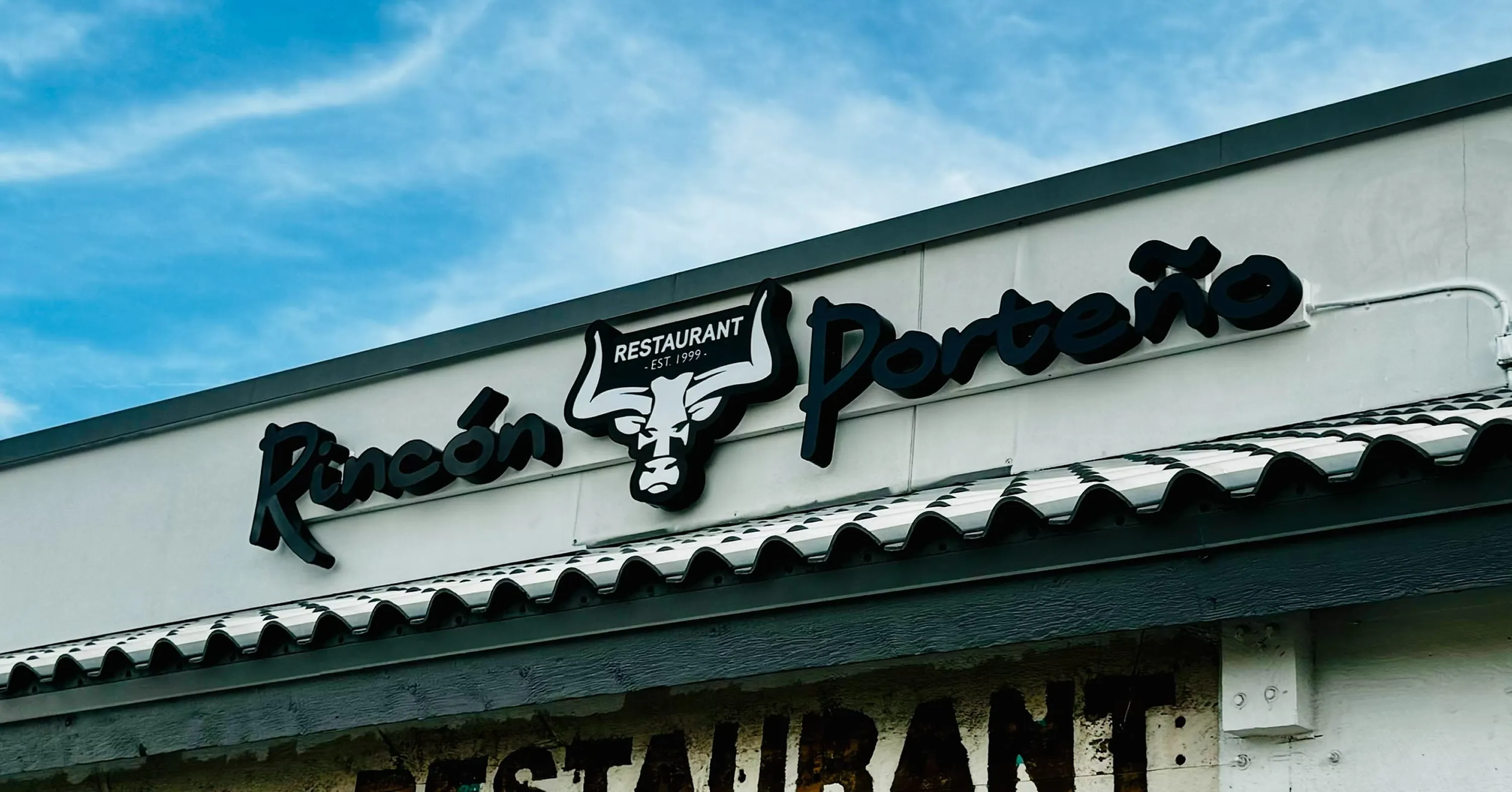Rincon Porteno Channel Letter