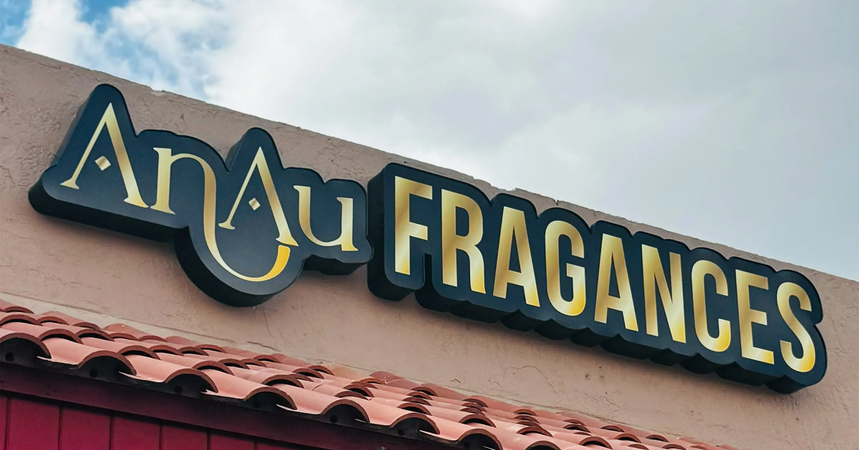Anau Fragances Channel Letter