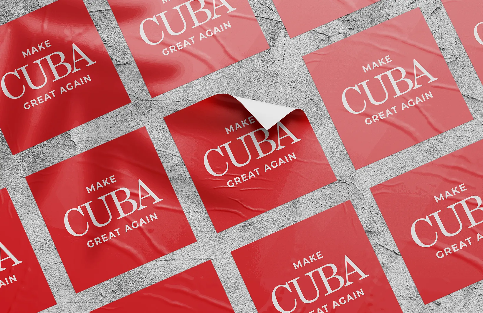 Make Cuba Great Again 1NationUp Stickers Collection