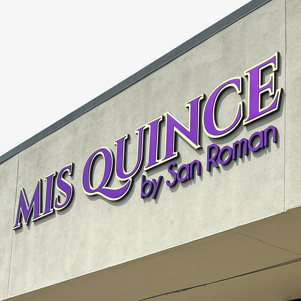 Mis Quince PVC Sign