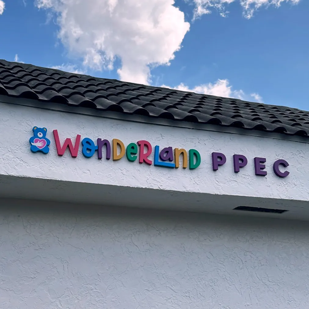 Wonderlan PPEC PVC Sign