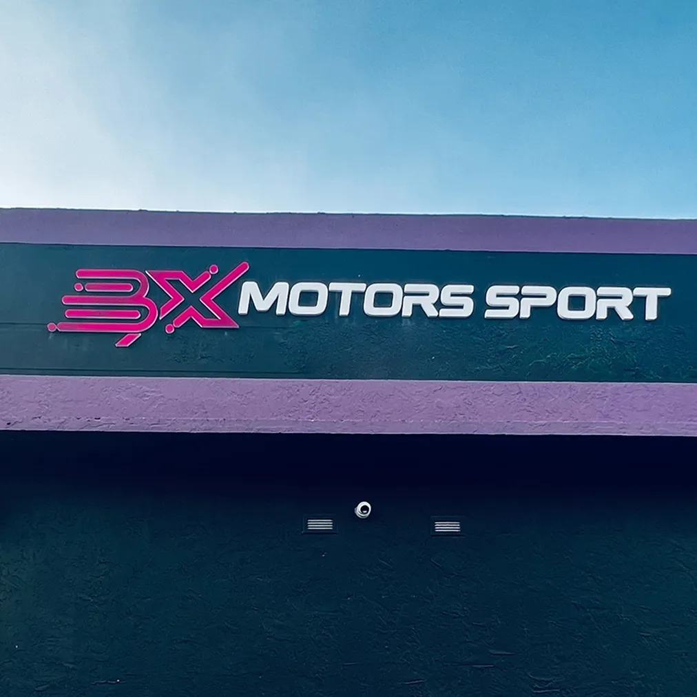 BX Motor Sports PVC Sign