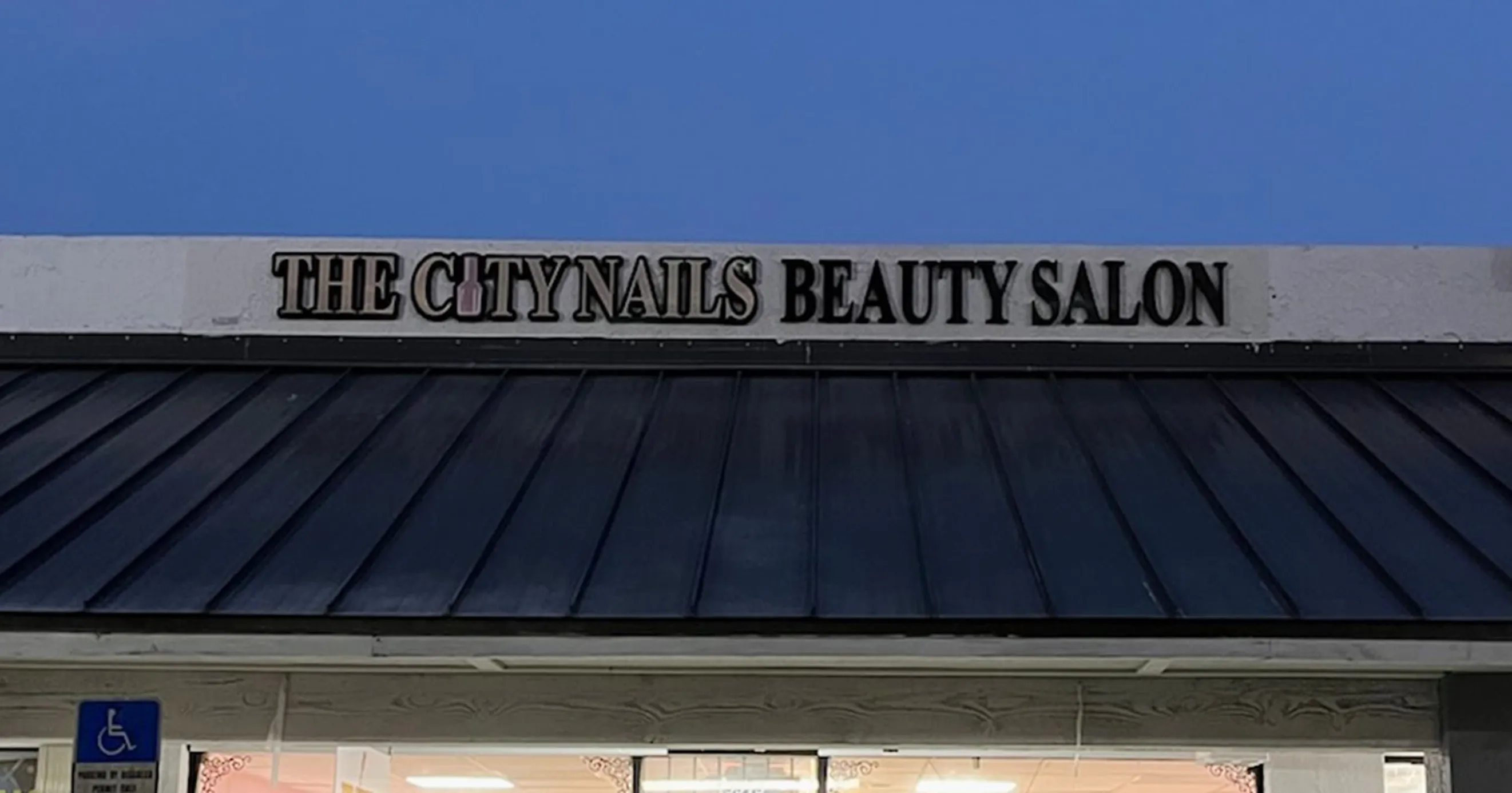 The City Nails Beauty Saloon PVC Sign