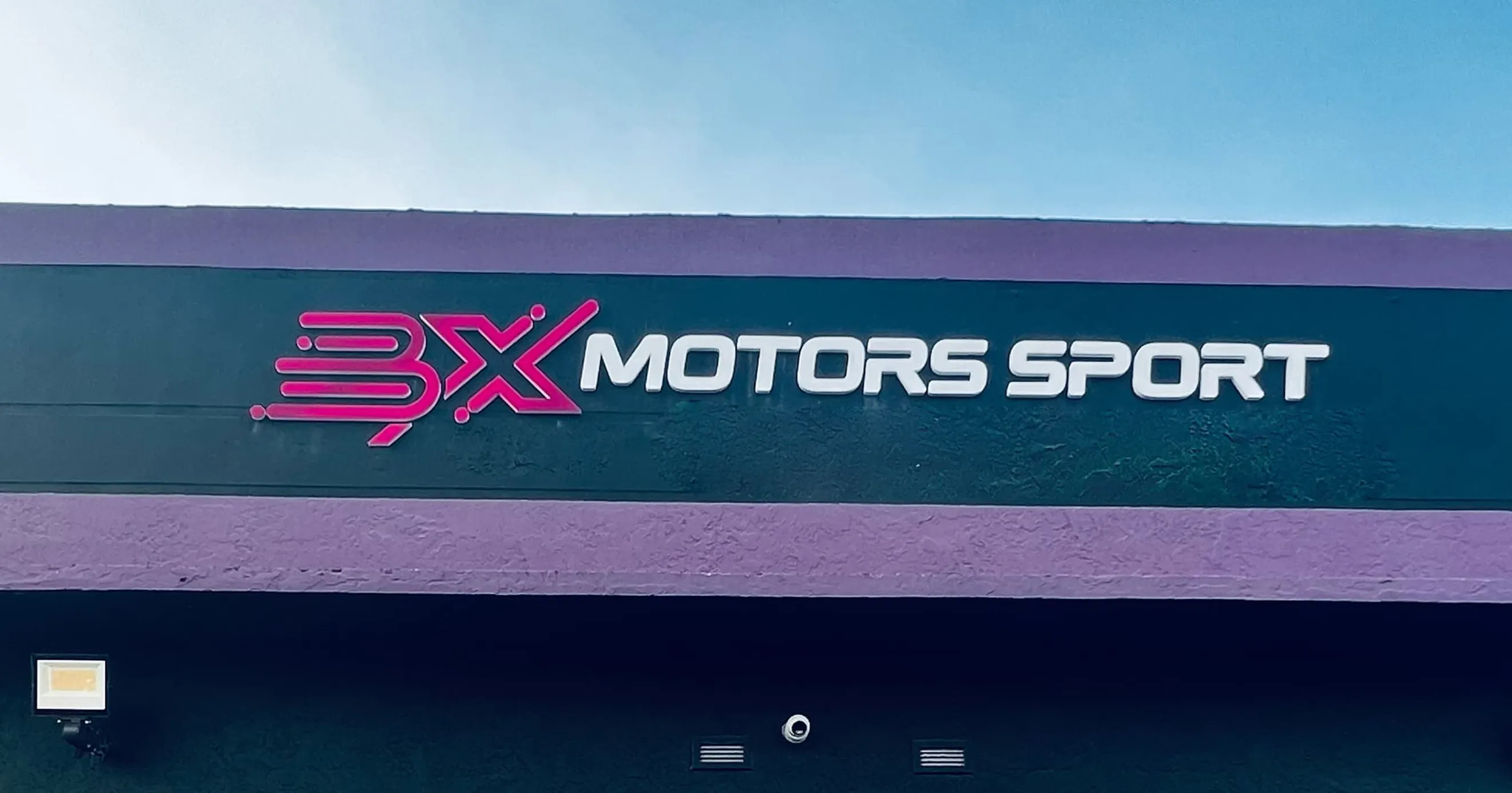 BX Motor Sports PVC Sign